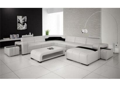 Obývací souprava pohovka polstrování sestava rohová sedačka velká pohovka + 2 polštáře