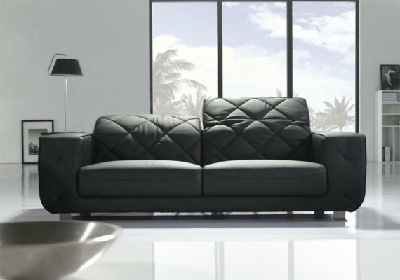 Ledersofa Sofagarnitur 3+2+1 Sitzer Set Garnitur Deko Polstersofa Couch