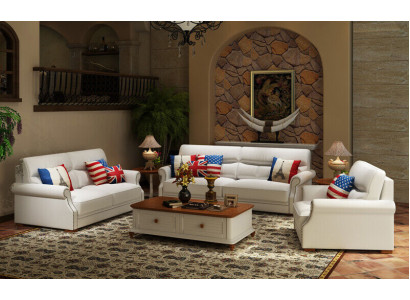 Sofa sada Modern 3+2+1 Sitzer Design Sofa čalouněná pohovka Couch.