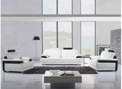 Moderní sedací souprava pohovka gauč křeslo sada designové potahování designové pohovky