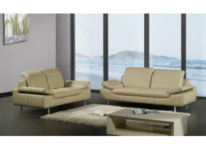 Sofa set Sofa Pohovka Pohovka Kožená pohovka Sedadlo Polstrování Garnitury Sofy 3 1 Sedadlo