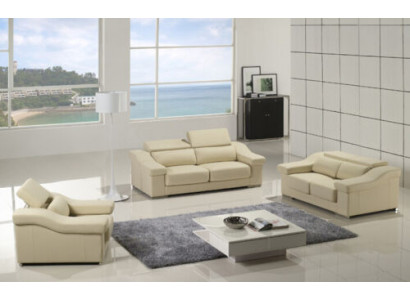 Sofa set Design Couch Upholstered 3-seater suites set Leather Sofas