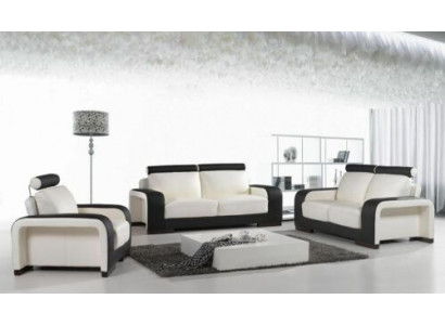 Design Sofagarnitur Couchen Sofas Polster 311 Sitzer Garnituren Set Leder Design sedací souprava pohovky gauče křesla 311místná sada nábytku z kůže