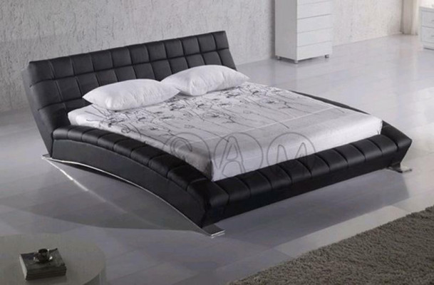 Postel Postele Potah Dvojitý Manželský Luxus Kůže Moderní Designérská Ložnice