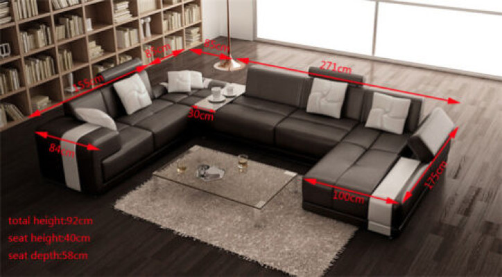 Sofa nábytek do obývacího pokoje U tvaru židle židle gauč nábytek
