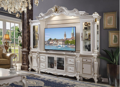 Televizní zeď Klasická obývací stěna Skutečná ruční práce Dekorativní vitrína Regál