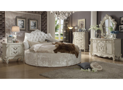 Postel 2x noční stolek 3 kusy. Ložnice sada Postele nový luxus Chesterfield