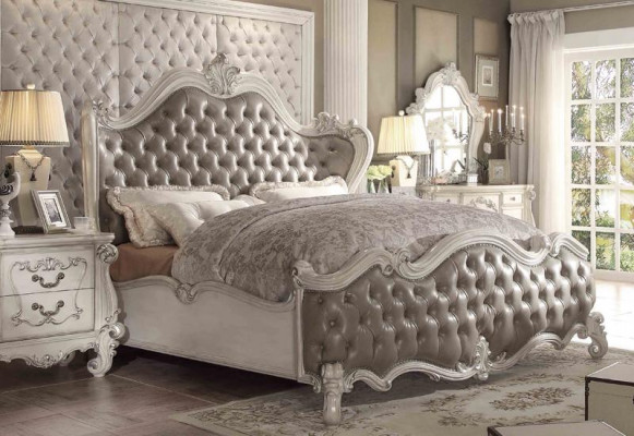Designer postel ložnice postele kůže hotelové čalounění Chesterfield Nové.