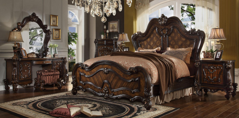 Chesterfield manželská postel Design manželská postel Luxus Betten Barock Antik Stil