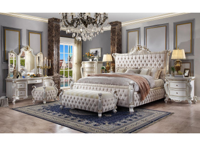 Chesterfield postel Polstrované postele Ložnice Dekorativní manželská postel Postele
