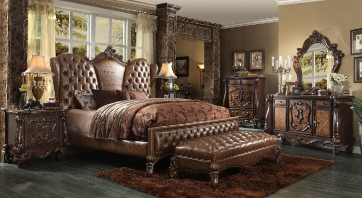 Chesterfield Leather Bed Bed Beds Upholstery Design Double Bed 180x200cm