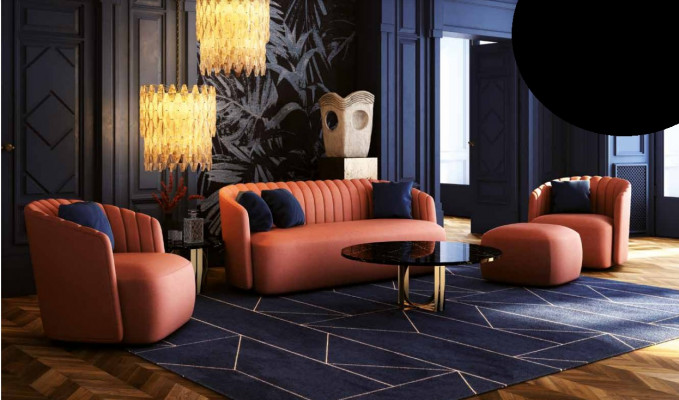 Sofa Luxus Set 4 dílný garnyž 321 pohovka souprava pohovky křeslo skupina Nové