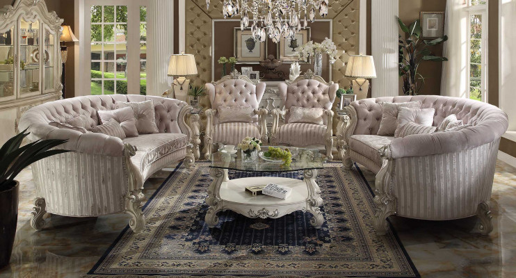 Sofa seta Chesterfield Sofas Polster, klasická sestava 4+4 sedadel