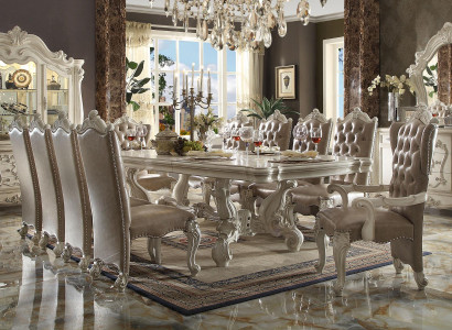 Vysoká třída nábytku Jídelní stůl Stůl xxl Vily Stoly 305cm xxl Dřevo Baroko