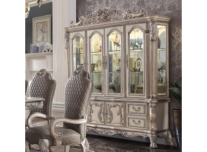 Kredenční stříbrný barokní styl dřevěný klasický Italský nábytek design Komoda Nové