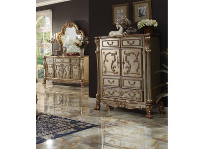 Klasický barokní antikní styl komoda sideboard skříně z pravého dřeva nové