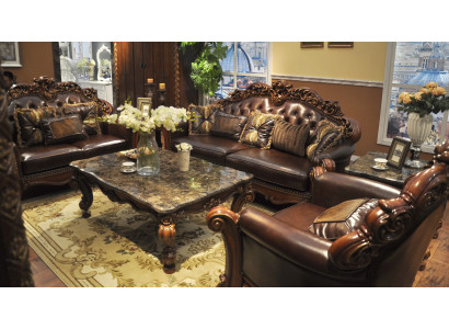 Sofa set 3+2+1 Míst na obývacím poloostrově gauč pohovka čalouněný set