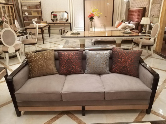 Sofa sestava 3+2+1 sedadla Nastavit Design Sofas Polster Couchen Kožená pohovka