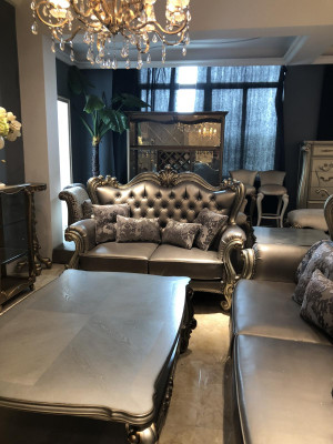 Sofa set 3+2+1 sezení Design Sofas Polstrování Pohovky Kůže