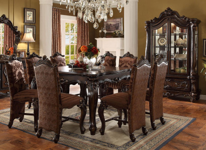 Barokní antický styl Jídelní stůl Dřevěný stůl Skutečné klasické designové stoly