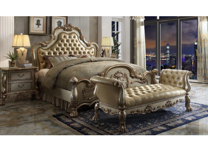 Chaiselounge Sofa Lehnstuhl Couch Lehnen Chaise Leder Barock Rokoko