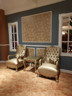 Křeslo Design Pohovka Relax Látka Salón Luxusní Televizní Klub Potah