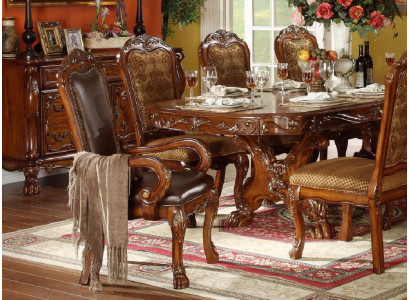 Luxus 1x židle Jídelní židle Obývací pokoj židle Polstrovaná židle Kuchyňské židle