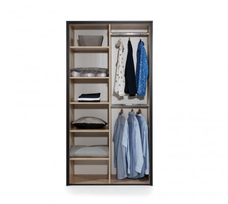 Loft skříň na oblečení víceúčelová skříň dřevěná skříň skříně nábytek hnědý