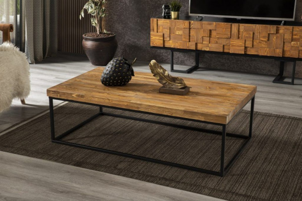 Loft kavč Design nábytek stůl 120x80 obývací pokoj dřevěný stůl Konferenční stůl
