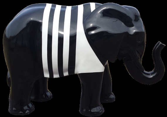 Abstraktní dekorace socha slona Figurka sochy Dekorace zahrady Moderní sochy