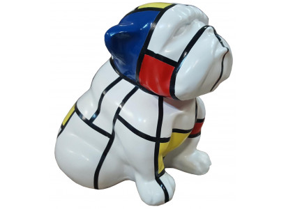 Barevná abstraktní figura psa socha sochy sochy sochy sochy zahrady