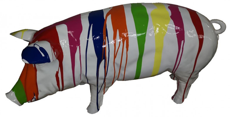 Designer sochy Moderní dekorace Zahrady, socha prasete Socha soch