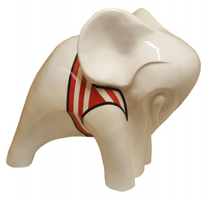 Dekorace Slon Abstraktní Figura Socha Moderní Figury Zahrada Sochy