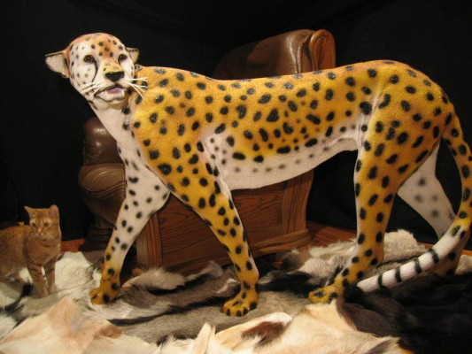 Byt Dekorace Sochy Abstraktní Leopard Design Sochy Figurky Figura Dekorace