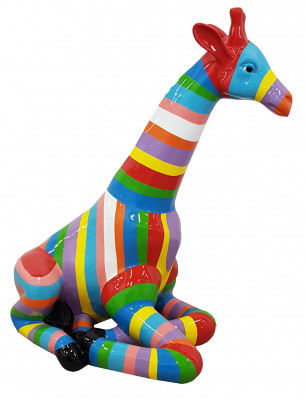 Abstraktní zoo figurka vyrobená ručně jako dekorace do bytu, sochařské sochy a figurky
