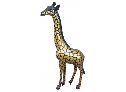 Návrhářská socha žirafy, socha, moderní figuríny, sochy, dekorace, zahradní dekorace, nové.