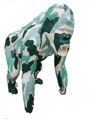 Gorila Figurína Socha Opice Figuríny Sochy Dekorace Dekorace Design Zahrada