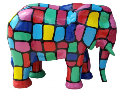 Designer Abstraktní postava Moderní figurky Dekorace Slon Dekorace Zahrada Socha