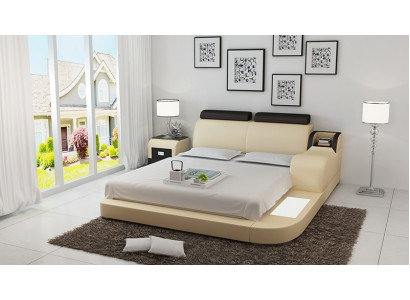 Bett Design Luxus Luxus Betten Leder Modernes Schlafzimmer 140/160/180 LB8813  Postel Design Luxus Luxus Postele Kůže Moderní ložnice 140/160/180 LB8813