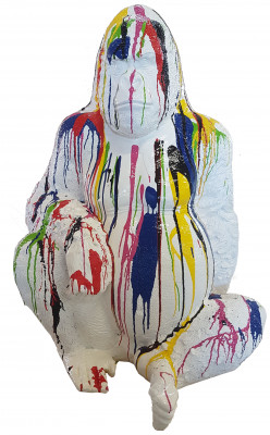 Designer Figur Socha Moderní Figuríny Sochy Dekorace Deko Gorila Zahrada Nový