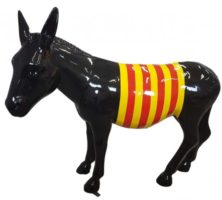 Moderní abstraktní design osla socha z plastu zahradní dekorace sochy.