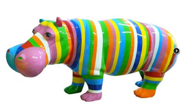 Designer Abstrakte Figur Moderne Figuren Dekoration Nilpferd Garten Skulpturen  Návrhář Abstraktní socha Moderní sochy Dekorace Hippopotamus Zahrada Sochy