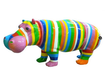 Designer Abstrakte Figur Moderne Figuren Dekoration Nilpferd Garten Skulpturen  Návrhář Abstraktní socha Moderní sochy Dekorace Hippopotamus Zahrada Sochy