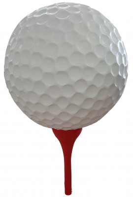 Dekorační design figurky Moderní dekorace Zahrádkové sochy Golf míč socha