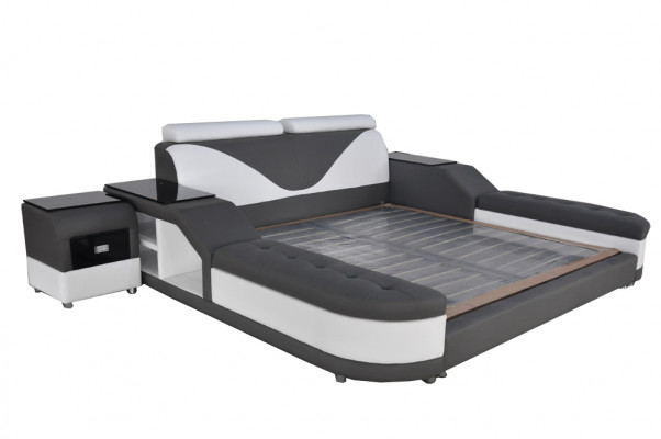 Kůže Design Polštář Postele Dvojité Moderní 140/160/180/200 Postel LB8817