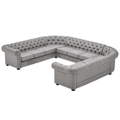 Chesterfield pohovka Sofa tapicerie obývací landschaft U-forma sestava rohová pohovka