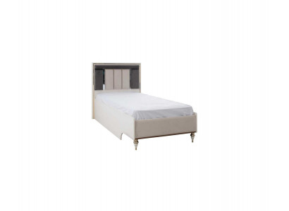 Dětská postýlka Rám postele Lůžko 120 cm Dětský pokoj Postelové rámy Beige látka