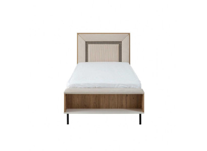 Postelový rám dětské postýlky 120 cm postel dětský pokoj postel rámování hnědé dřevo