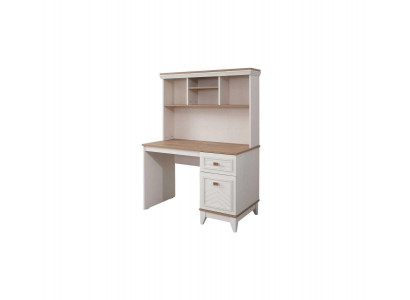 Psací stůl Skříň Počítačový stůl Bílý Kancelářský nábytek Dřevo Stůl Police