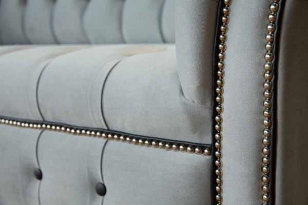 Designer Wohnzimmer Set 2x 3 Sitzer Sofas Luxus Wohnzimmer Set Möbel   Návrhářská sada obývacího pokoje 2x 3místné sedačky Luxusní sada nábytku obývacího pokoje